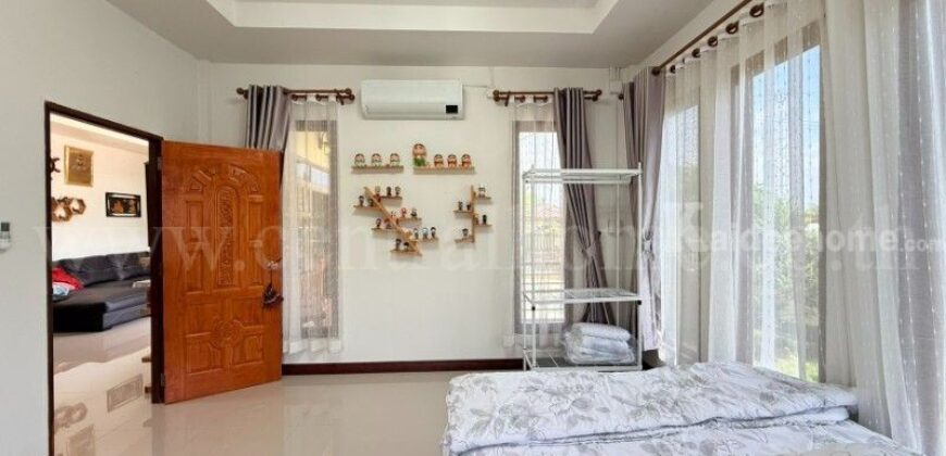 บ้านเดี่ยว 100 ตร.ว ปลูกบนเนินเขา หนองยาว เมืองสระบุรี บ้านสวยพร้อมอยู่ ราคาถูก