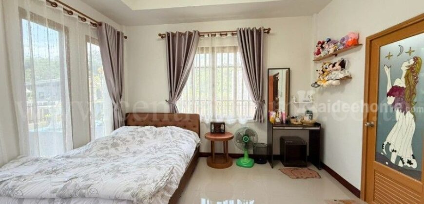 บ้านเดี่ยว 100 ตร.ว ปลูกบนเนินเขา หนองยาว เมืองสระบุรี บ้านสวยพร้อมอยู่ ราคาถูก