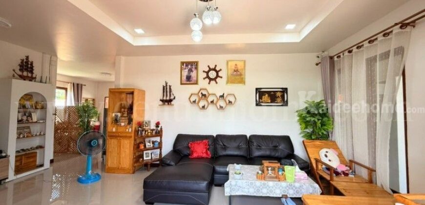 บ้านเดี่ยว 100 ตร.ว ปลูกบนเนินเขา หนองยาว เมืองสระบุรี บ้านสวยพร้อมอยู่ ราคาถูก