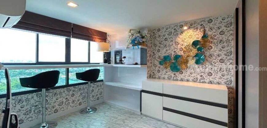 ให้เช่า!! คอนโด ไอดีโอ นิว พระราม 9 (ห้อง Duplex ขนาด 52 ตร.ม.) วิวเมือง ไม่มีตึกบัง ชั้น 21 พระรามเก้าตัดใหม่ หัวมุมถนนพระรามเก้าตัดรามคำแหง บางกะปิ กทม. : Ideo New Rama9