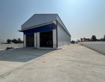 รหัสC7176 ให้เช่าโกดัง Stand alone เป็นโกดังเดี่ยวมีรั้วรอบขอบชิด ย่านลาดหลุมแก้ว ปทุมธานี