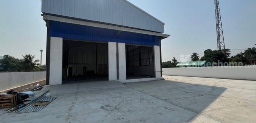รหัสC7176 ให้เช่าโกดัง Stand alone เป็นโกดังเดี่ยวมีรั้วรอบขอบชิด ย่านลาดหลุมแก้ว ปทุมธานี