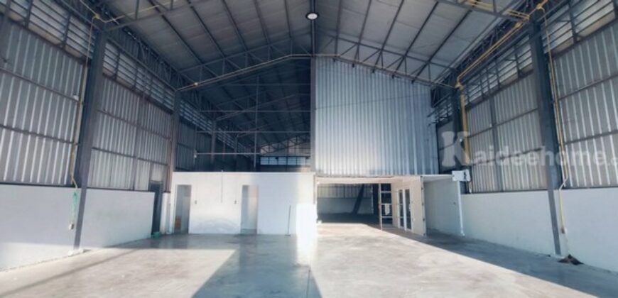 รหัสC7176 ให้เช่าโกดัง Stand alone เป็นโกดังเดี่ยวมีรั้วรอบขอบชิด ย่านลาดหลุมแก้ว ปทุมธานี