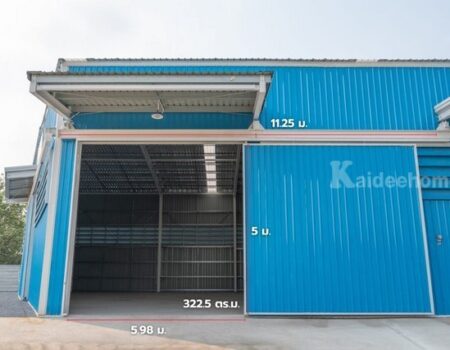 รหัสC7183 ให้เช่าโกดังสร้างใหม่ ขนาด 300 ตารางเมตร ย่านคลองสี่ คลองหลวง ปทุมธานี