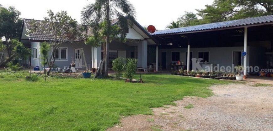 รหัสC7185 ให้เช่าและขายที่ดิน 8ไร่ครึ่ง พร้อมบ้านเดี่ยวอีก 1หลัง คลอง8 หนองเสือ ปทุมธานี