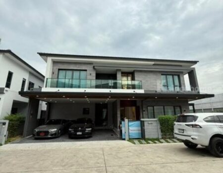 รหัสC7191 ให้เช่า ขายบ้านเดี่ยว 2ชั้น THE CITY สาทร-สุขสวัสดิ์ 3 ใกล้ Big C พระประแดง ใกล้พระราม 3