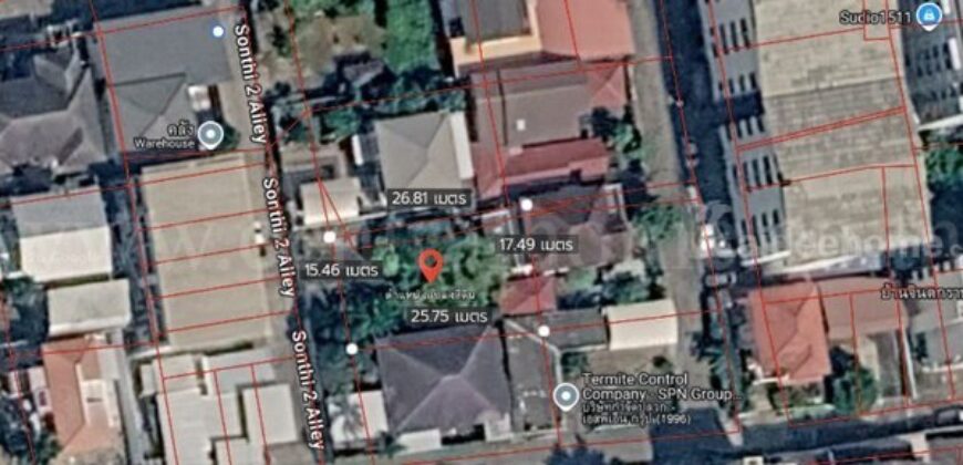 ที่ดิน 102 ตรว. ถมแล้ว ทำเลดี ลาดพร้าว-วังหิน โชคชัย4 ราคาถูก