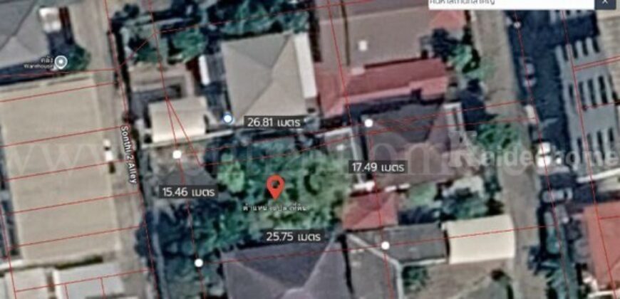 ที่ดิน 102 ตรว. ถมแล้ว ทำเลดี ลาดพร้าว-วังหิน โชคชัย4 ราคาถูก