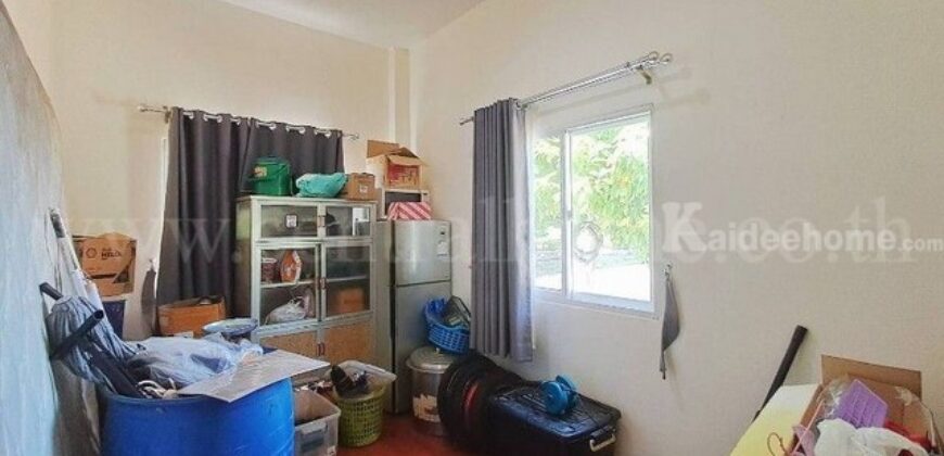 บ้านเดี่ยว ชั้นเดียว 200 ตร.วา พร้อมอยู่ ซ.บ้านแปลงมะเขือ8 หนองเฮียง พร้อมเฟอร์นิเจอร์ ถูกมาก
