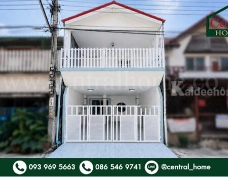ทาวน์เฮ้าส์ นครทอง ปาร์ควิว รีโนเวทใหม่ทั้งหลัง บ้านสวย ราคาถูก