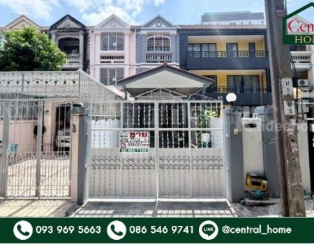 ทาวน์เฮ้าส์ 3 ชั้น รีโนเวทพร้อมอยู่ ซอยเรวดี 12 ทำเลศักยภาพ ราคาถูกที่สุด