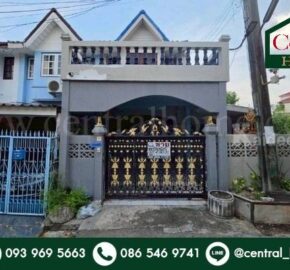 ทาวน์เฮ้าส์ 2 ชั้น พื้นที่ 21.3 ตรว. สุขุมวิท 77 (อ่อนนุช 59/1) หลังริม ทำเลดี ราคาถูกมาก