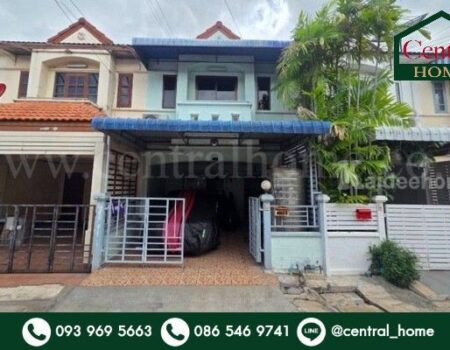 ทาวน์เฮ้าส์ 2 ชั้น พร้อมอยู่ รามอินทรา หทัยราษฎร์ 39