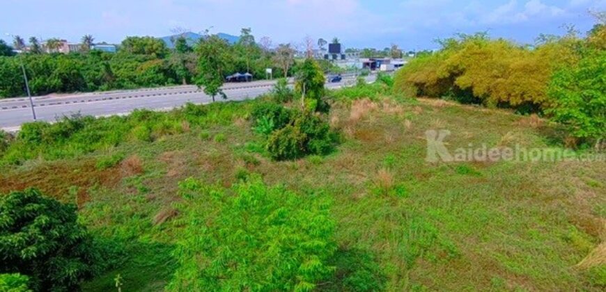 ที่ดินEEC ทำเลทองในระยอง แปลงสวยติดถนนใหญ่ ที่ดินศักยภาพสูง ใกล้สนามบินอู่ตะเภา เพียง 15 นาที!! โทร 064-5469789