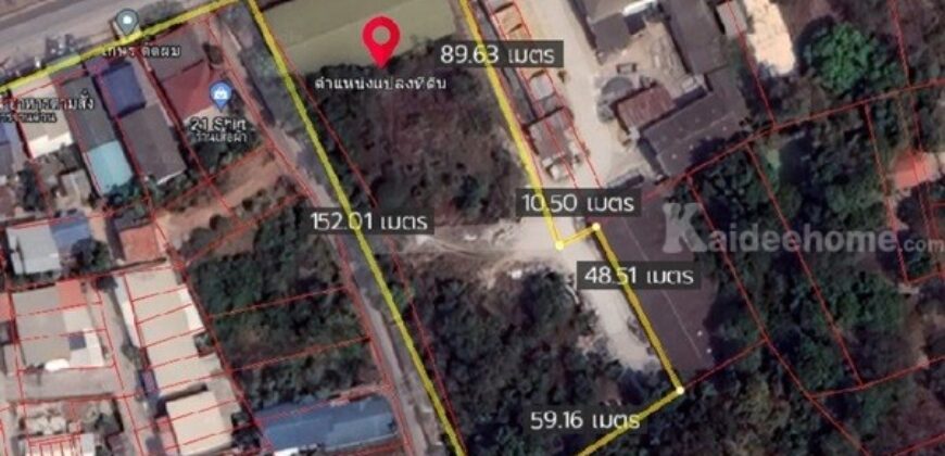 ที่ดินทำเลธุรกิจโคราช 5 ไร่ แปลงใหญ่ติดถนน 4 เลน หน้ากว้าง 51 เมตร ถมแล้ว พร้อมสร้างธุรกิจได้ทันที