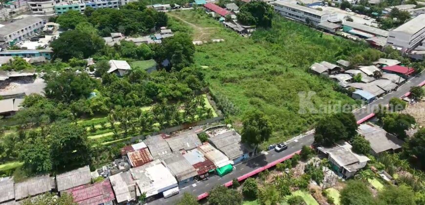 ขายที่ดินกระทุ่มแบน 5 ไร่ ติดถนน 2 ฝั่งทำเลดี ราคาดีที่สุด