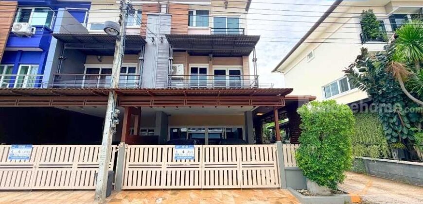 ขายด่วน!! ทาวน์โฮม 3 ชั้น(หลังมุม) หมู่บ้านเดอะสตอรี่ ราชพฤกษ์ (ขนาด 26 ตร.ว.) ถ.บางกรวย-ไทรน้อย ต.บางกร่าง นนทบุรี : The Story Ratchaphruk