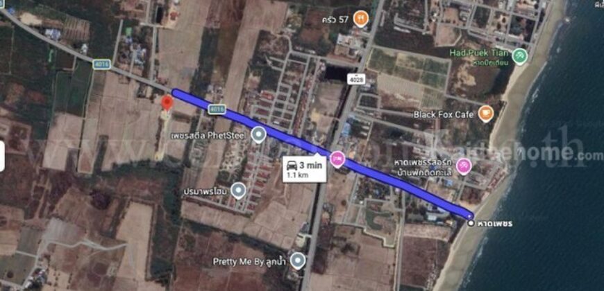 ที่ดิน 260 ตร.วา ถนนทางหลวงชนบทสาย พบ.4016 ทำเลดี ราคาถูกมาก