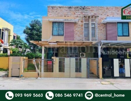 บ้านแฝด ร็อคการ์เด้นท์ แอร์พอร์ต เฟส 2 สำหรับซื้อลงทุนรีโนเวท ถูกสุดในโครงการ