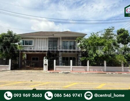 บ้านเดี่ยว บ้านบุญยกร เลค พาร์ค รังสิต คลอง 6 หลังมุม