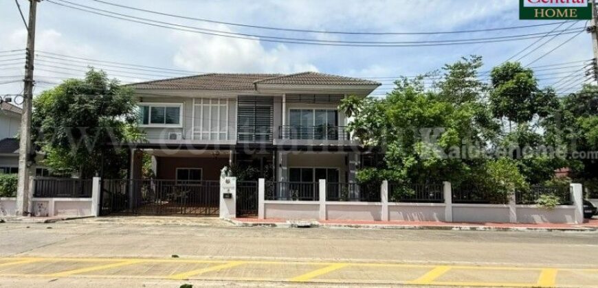 บ้านเดี่ยว บ้านบุญยกร เลค พาร์ค รังสิต คลอง 6 หลังมุม