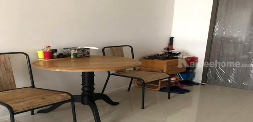 ขายคอนโด ควินน์ ถ.รัชดาภิเษก 17-อินทรามาระ 45, วิวสระ 36 ตรม. ชั้น 5 ตึกเอ เฟอร์ครบ ใกล้ MRT สุทธิสาร