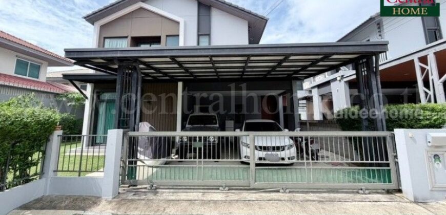 บ้านเดี่ยว อณาสิริ ชัยพฤกษ์-วงแหวน หลังริม