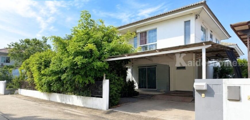 ขาย!! บ้านเดี่ยว อินนิซิโอ1 ปิ่นเกล้า–วงแหวน (หลังริม ขนาด 64 ตร.ว.) เข้า-ออกได้หลายเส้นทาง ซอยวัดส้มเกลี้ยง บางกรวย นนทบุรี : Inizio1 Pinklao-Wongwaen