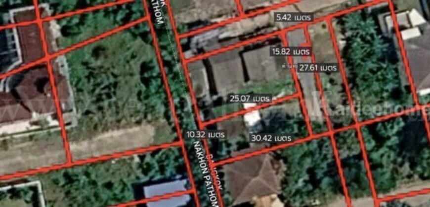 ที่ดิน 125 ตรว. ซอยทวีวัฒนา 43 ถนนบรมราชชนนี ทำเลดี ราคาถูกมาก