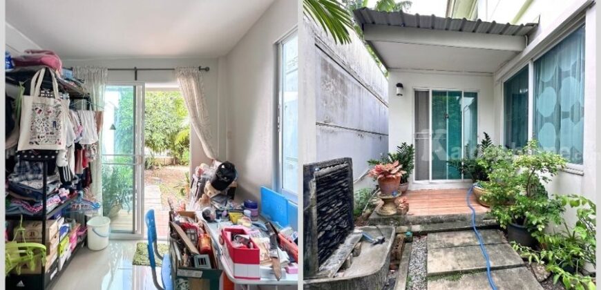 ขาย!! บ้านเดี่ยว อินนิซิโอ1 ปิ่นเกล้า–วงแหวน (หลังริม ขนาด 64 ตร.ว.) เข้า-ออกได้หลายเส้นทาง ซอยวัดส้มเกลี้ยง บางกรวย นนทบุรี : Inizio1 Pinklao-Wongwaen