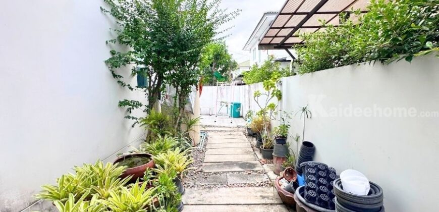 ขาย!! บ้านเดี่ยว อินนิซิโอ1 ปิ่นเกล้า–วงแหวน (หลังริม ขนาด 64 ตร.ว.) เข้า-ออกได้หลายเส้นทาง ซอยวัดส้มเกลี้ยง บางกรวย นนทบุรี : Inizio1 Pinklao-Wongwaen