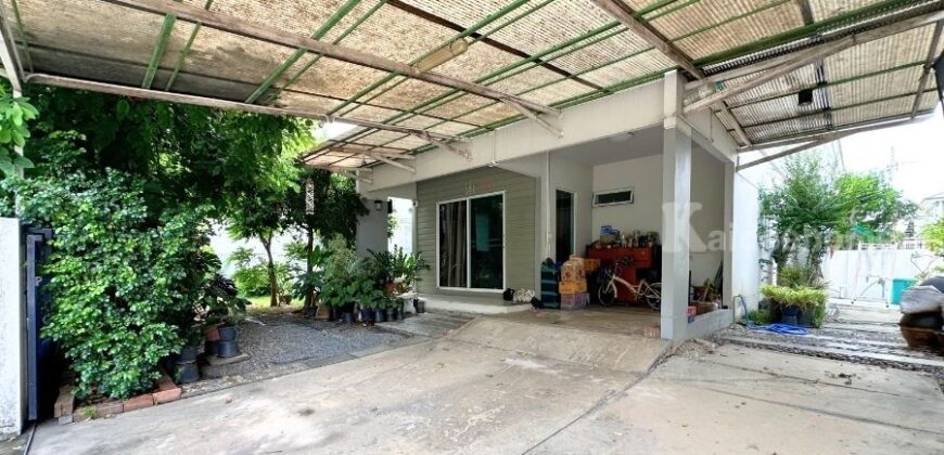 ขาย!! บ้านเดี่ยว อินนิซิโอ1 ปิ่นเกล้า–วงแหวน (หลังริม ขนาด 64 ตร.ว.) เข้า-ออกได้หลายเส้นทาง ซอยวัดส้มเกลี้ยง บางกรวย นนทบุรี : Inizio1 Pinklao-Wongwaen