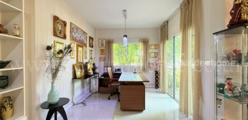 บ้านเดี่ยว บ้านบุญยกร เลค พาร์ค รังสิต คลอง 6 หลังมุม