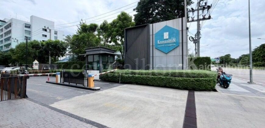 คอนโด เคนซิงตัน เกษตร แคมปัส ใกล้ BTS บางบัว ติด รั้ว ม.เกษตร