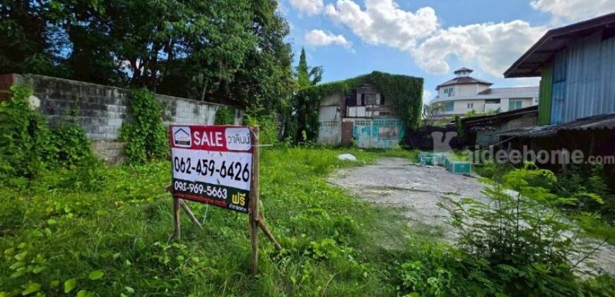 ที่ดิน 125 ตรว. ซอยทวีวัฒนา 43 ถนนบรมราชชนนี ทำเลดี ราคาถูกมาก