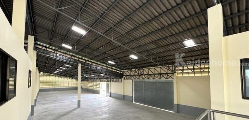 รหัสC7200 ให้เช่าโกดังพร้อมออฟฟิศ ลำลูกกา คลองหก ปทุมธานี เหมาะทำศูนย์กระจายสินค้าและโลจิสติกส์