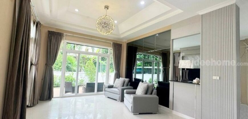รหัสC7203 ให้เช่าบ้านเดี่ยว 2ชั้น หมู่บ้านเพอร์เฟคมาสเตอร์พีซ เดอะเมโทร พระราม9 ใกล้แอร์พอร์ตลิ้งค์ทับช้าง