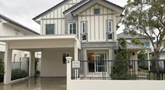 รหัสC7205 ให้เช่าบ้านเดี่ยว 2ชั้น หมู่บ้าน Villaggio 3 ศรีนครินทร์-บางนา บ้านตกแต่งสวยพร้อมอยู่