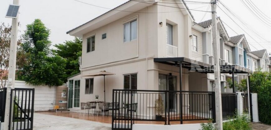 รหัสC7212 ให้เช่าทาวน์เฮ้าส์ 2 ชั้น บ้านสวยพร้อมอยู่ หมู่บ้านพฤกษาวิลล์ 46/2 รังสิต-คลองสาม ปทุมธานี