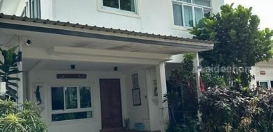 รหัสC7216 ขาย ให้เช่าบ้านเดี่ยว 2 ชั้น หมู่บ้านรัตนวรรณ2 ลำลูกกาคลอง4 ถนนไสวประชาราษฎร์ ใกล้ตลาดลาดสวาย