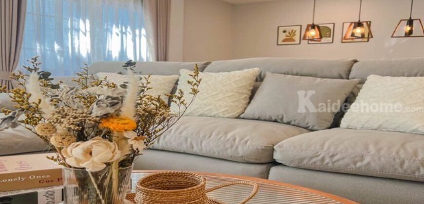 รหัสC7221 ให้เช่าบ้านเดี่ยว 2ชั้น หมู่บ้าน Centro Bangna บ้านตกแต่งสวยบิ้วอินครบ พร้อมอยู่