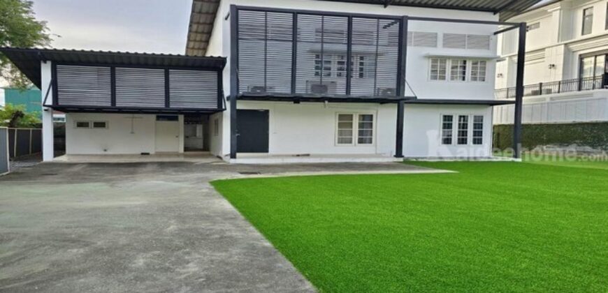 รหัสC7226 ให้เช่าบ้านเดี่ยว 2ชั้น ขนาดใหญ่เหมาะทำโฮมออฟฟิศ ถนนรามอินทรา42 ใกล้ซอยนวลจันทร์