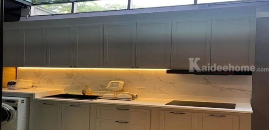 รหัสC7230 ขาย ให้เช่าทาวน์โฮมหรู 3.5 ชั้น The Eight จตุจักร-รัชดา สไตล์โมเดิร์น Privacy Residence