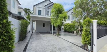 รหัสC7232 ให้เช่าบ้านเดี่ยวหลังใหม่ ยังไม่เคยเข้าอยู่ หมู่บ้านVillaggio 3 ศรีนครินทร์-บางนา ตกแต่งครบพร้อมอยู่