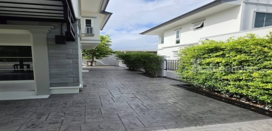 รหัสC7232 ให้เช่าบ้านเดี่ยวหลังใหม่ ยังไม่เคยเข้าอยู่ หมู่บ้านVillaggio 3 ศรีนครินทร์-บางนา ตกแต่งครบพร้อมอยู่
