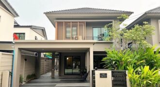 รหัสC7236 ให้เช่าบ้านเดี่ยว 2ชั้น หมู่บ้านAreeya Como Botanica บางนา 1 บ้านตกแต่งพร้อมอยู่