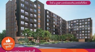 ขายคอนโดใหม่ dcondo sense Bangsaen ชลบุรี ใกล้ ม.บูรพา พร้อมอยู่ แต่งครบ โทร 0931681685