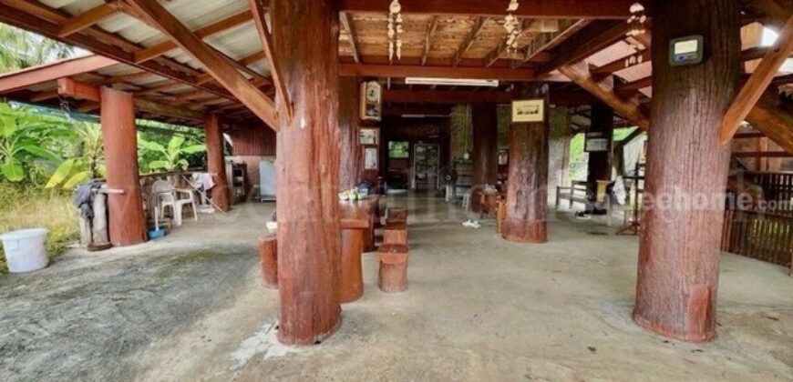 บ้านเดี่ยว 2 ชั้น ไม้สักทรงไทย อำเภอดอกคำใต้ จังหวัดพะเยา วิวเขา