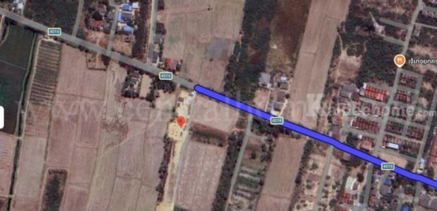 ที่ดิน 260 ตร.วา ถนนทางหลวงชนบทสาย พบ.4016 ทำเลดี ราคาถูกมาก