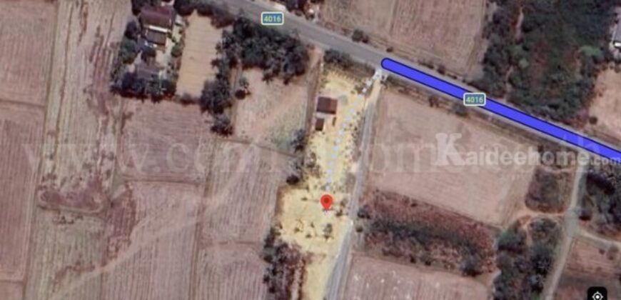 ที่ดิน 260 ตร.วา ถนนทางหลวงชนบทสาย พบ.4016 ทำเลดี ราคาถูกมาก